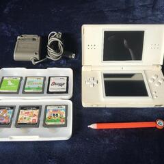 ニンテンドーDS lite 本体 + ゲーム６種類(女の子向け)の画像