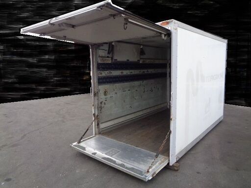 トラックコンテナ 箱 3200x1730x2070 アルミバン 冷凍冷蔵 倉庫 物置 ガレージ コンテナハウス 愛媛より