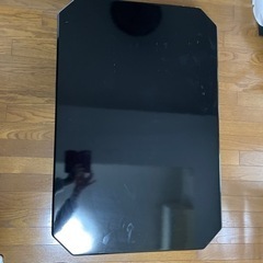 黒折りたたみテーブル　　光沢あり