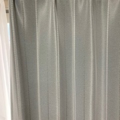 ニトリ　グレー　カーテンの画像