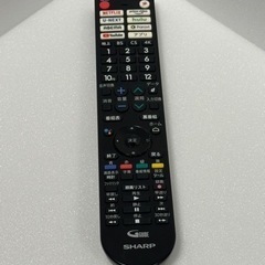 TV用リモコン【SHARP】の画像