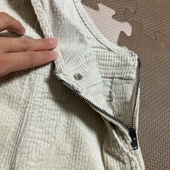 petit main プティマイン　オーバーオール　100cm ベージュの画像