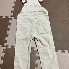 petit main プティマイン　オーバーオール　100cm ベージュの画像