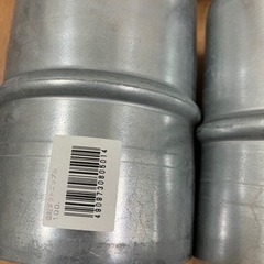 ダクト、プレスダクト、エルボ90°、亜鉛ダクトニップル100 の画像