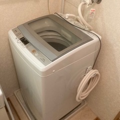 全自動洗濯機　AQUA  7.0kg家電.  取説付き　完動品　...