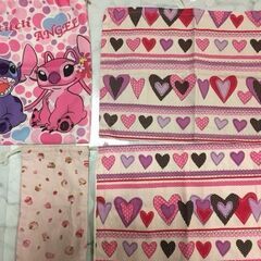 ランチョンマット・巾着のセット　コップ袋・靴袋　新生活準備　女の子　幼稚園　保育園の画像