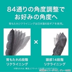 NITORI ニトリ 座椅子 首リクライニング座椅子 Nウィン ネイビーの画像