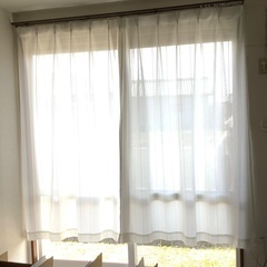 ふた部屋分の大きいカーテンお譲りします
