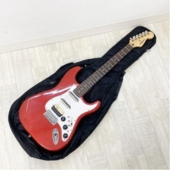 BUSKER'S エレキギター ストラト RED バスカーズ