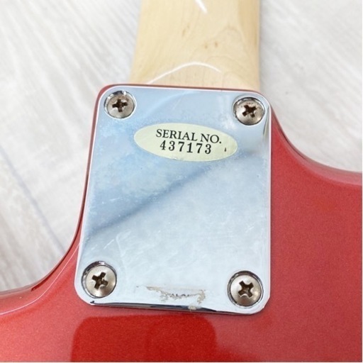 BUSKER’S エレキギター ストラト RED バスカーズ