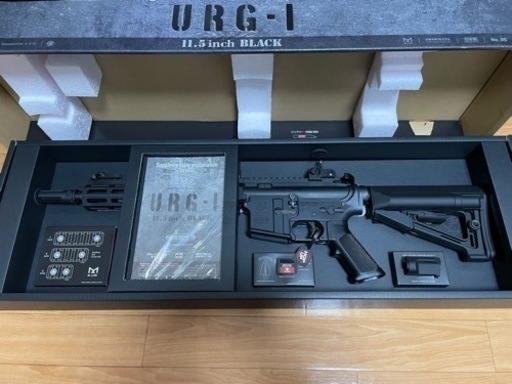 東京マルイ 次世代電動ガン URG-I 11.5inch BLACK  新品未使用品　　H&K USP電動ハンドガン、PTS EPMマガジン4つ