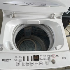 🌟2021年製🌟5.5kg 洗濯機 Hisenseの画像
