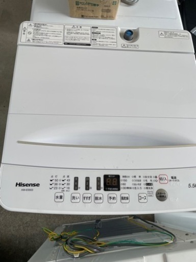 2021年製5.5kg 洗濯機 Hisense