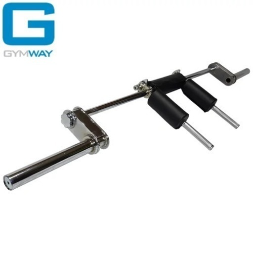 gymway アジャスタブルセーフティスクワットバー