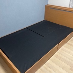家具 ベッド セミダブルベッド