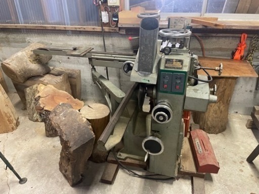ホゾ取機　木工機械　200v  福地機械製作所