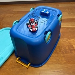 カワイイコマ付きおもちゃ箱＋おまけの画像