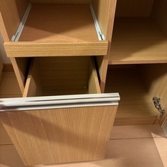 【美品】食器棚　レンジ台の画像