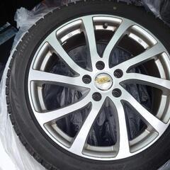 スタッドレスタイヤ 225/45R18 レヴォーグ ブリザックVRX ホイール付き