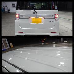 タントカスタム RS ターボ！☆キーフリー、左側パワースライドドア、ナビ、バックカメラ、ETC、アルミホイール(タイヤ山あり)☆ フル車検付き(R8.3) 全コミ総額23万円！！の画像