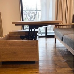 LOWYA ロウヤ昇降式テーブル※3/30までに直接受け取り限定の画像