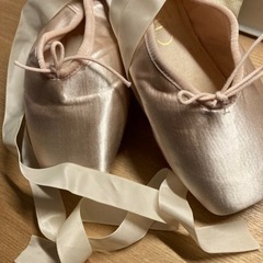 【美品】25センチ　トゥシューズ　チャコット　パット付バレエシュ...