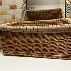 【交渉中】ラタンのカゴの画像