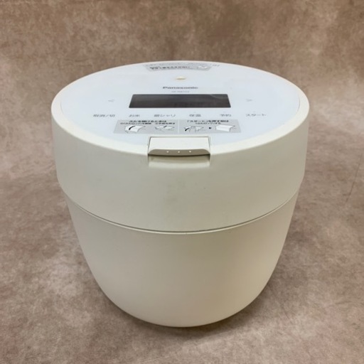炊飯器　Panasonic パナソニック SR-NB102 圧力IH炊飯ジャー 調理器具 2023年製 本体 生活家電 5合炊き コンパクト ホワイト 中古　動作確認済み