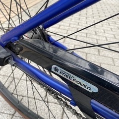 自転車 アシスト機能付き　27インチの画像