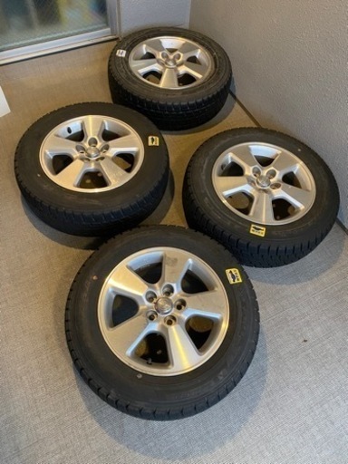 スタッドレス（ホイール付き）4本　195/65R15