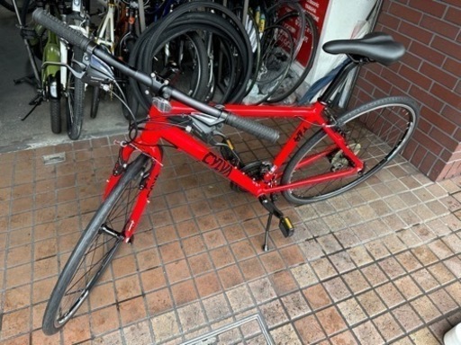 BRIDGESTONE（ブリヂストン）軽量アルミフレーム　3×8speed　レッド