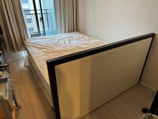 IDC大塚家具 高級ワイドダブルベッド REGALIA キングスダウン