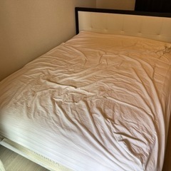 IDC大塚家具 高級ワイドダブルベッド REGALIA キングスダウン