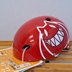 【処分価格・新品】子供用 自転車ヘルメット 赤色の画像