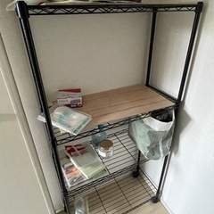 【取引中】家具 収納家具 スチールラックの画像