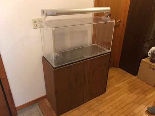 90cmオーバーフロー水槽フルセット　水槽クーラー　プロテインスキマー