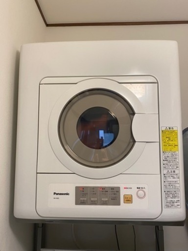 使用少　パナソニック 衣類乾燥機 6kg ➕自立スタンド