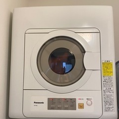 使用少　パナソニック 衣類乾燥機 6kg ➕自立スタンド   