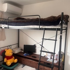 美品✨ニトリ 2段パイプベット マットレス付き