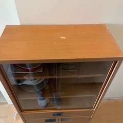 食器棚（梱包なし）¥6,000→0