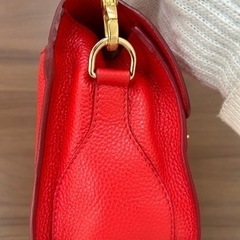 美品　VELES ショルダーバッグ　オレンジ　合成皮革の画像