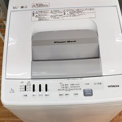 HITACHI 2022年製 7.0㎏全自動洗濯機 NW-R705の画像