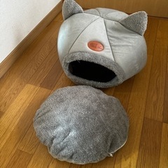 猫用　ドーム　猫ちぐら　猫用ベッド　中古の画像