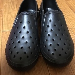 【新品未使用】（黒）クロックス風シューズ👟？の画像