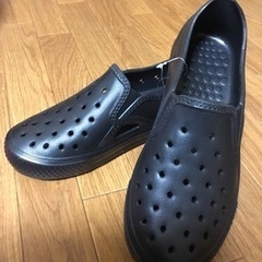 【新品】（黒）クロックス風シューズ👟？
