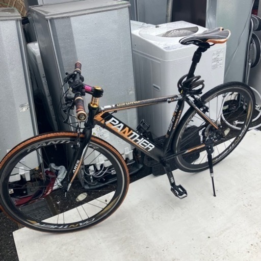 GM167 ロードバイク DOPPELGANGER 28インチ ブラック ホワイト クロス