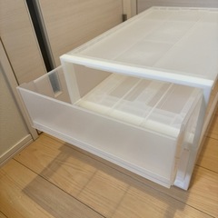 【2点セット】ＰＰ衣装ケース引出式・小の画像