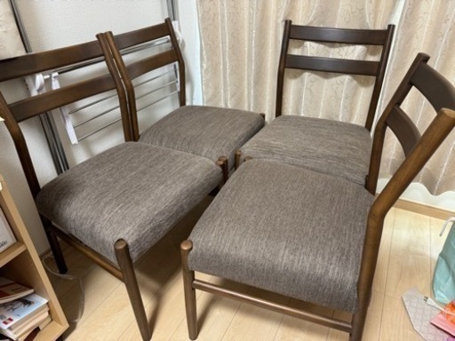 ニトリ　ダイニングチェア　4脚セット