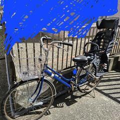自転車 ママチャリ　チャイルドシートあり