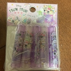 文房具　ディズニーツムツム　鉛筆キャップ　１袋¥90です。の画像